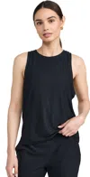 Beyond Yoga Featherweight Let It Grow Racerback Maternity Tank In Darkest Night In Darkest Night