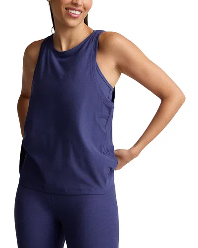Beyond Yoga Featherweight Rebalance Tank Top In Eternal Blue Heather