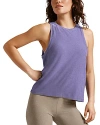 Beyond Yoga Featherweight Rebalance Tank In Indigo Heather