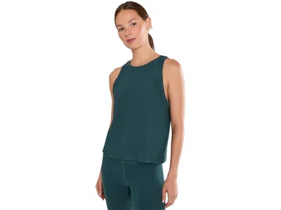 Beyond Yoga Featherweight Rebalance Tank Top Women's Sleeveless Dark Ivy Heather: Xl, Spandex/polyester