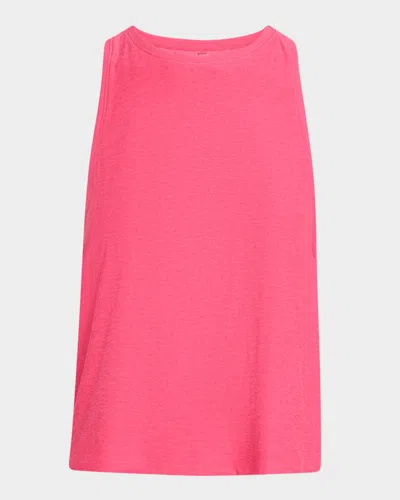 Beyond Yoga Featherweight Spacedye Rebalanced Tank In Vivid Pink Heather