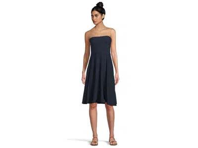 Beyond Yoga Featherweight Strapless Dress In Blue