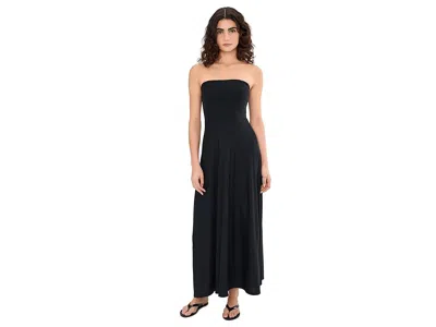 Beyond Yoga Featherweight Strapless Maxi Dress In Black