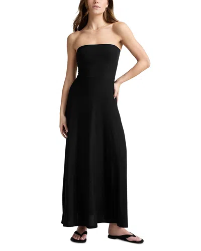 Beyond Yoga Featherweight Strapless Maxi Dress In Black