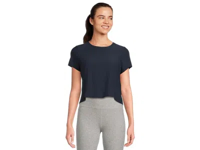 Beyond Yoga Featherweight Supreme Cropped T-shirts In Blue