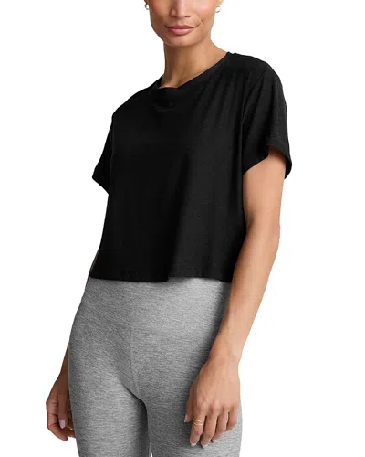 Beyond Yoga Featherweight Tee In Darkest Night