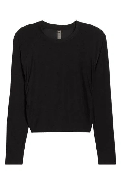 Beyond Yoga Featherweight Your Fit Long Sleeve Top In Black