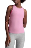 Beyond Yoga Featherweight Your Fit Ruched Tank Top In Pink