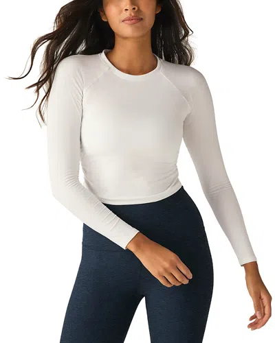 Beyond Yoga Featherweight Your Fit Top In Cloud White