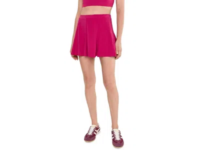 Beyond Yoga Flounce This Way Skirt Women's Workout Sangria: Sm (us Women's 4-6) One Size In Pink