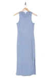 Beyond Yoga Formation Rib Tank Dress In Indigo Stone
