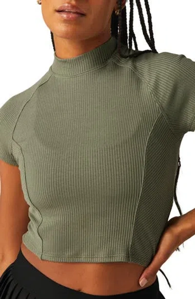 Beyond Yoga Formation Ribbed Crop T-shirt
