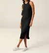 Beyond Yoga Formation Rib Tank Dress In Black