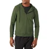 Beyond Yoga Freefit Zip Hoodie In Avocado Heather