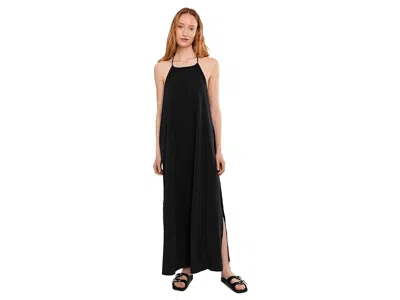 Beyond Yoga Go With The Flow Halter Dress In Black