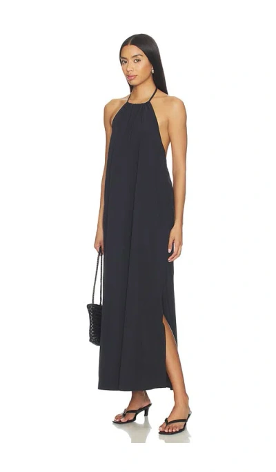 Beyond Yoga Halter Dress In True Black