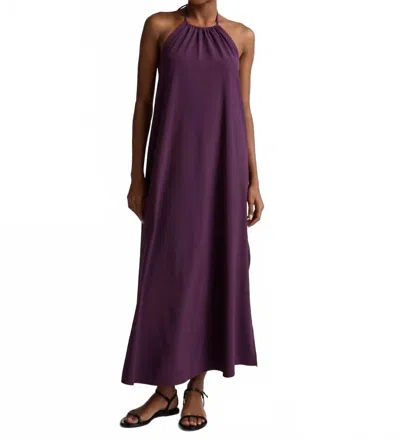 Beyond Yoga Halter Dress In Brilliant Blackberry In Multi