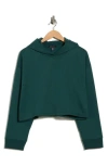 Beyond Yoga Happiness Crop Hoodie In Green
