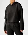 Beyond Yoga Happiness Crop Hoodie In Black