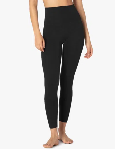 Beyond Yoga Heather Rib High Waist Legging In Black