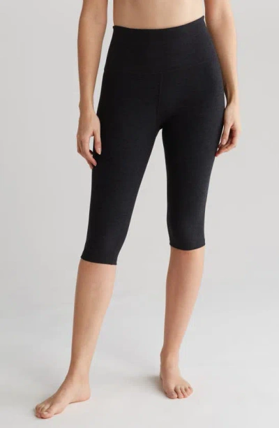 Beyond Yoga High Waist Crop Leggings In Darkest Night