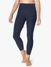 Beyond Yoga Out Of Pocket Space Dye High-waist Mid Leggings In Blue