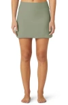 Beyond Yoga High Waist Movement Skort In Grey Sage Heather