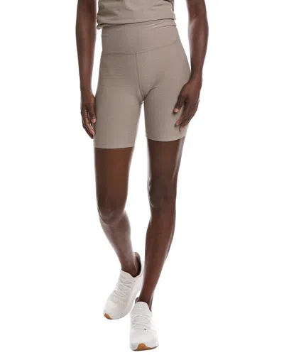 Beyond Yoga High Waisted Biker Short In Neutral