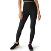 Beyond Yoga Impulse Ribbed High Waisted Midi Leggings In Black Onyx In Black