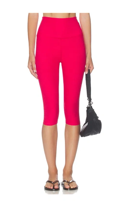 Beyond Yoga High Waisted Pedal Pusher Legging In Pink