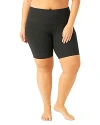 Beyond Yoga High Waisted Spacedye Biker Shorts In Darkest Night