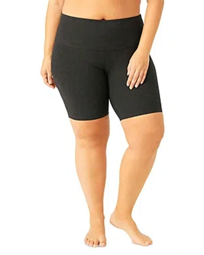 Beyond Yoga High Waisted Spacedye Biker Shorts In Darkest Night