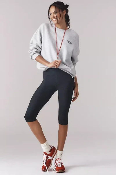 Beyond Yoga High-waisted Spacedye Pedal Pusher Leggings In Black