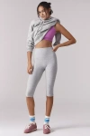 Beyond Yoga High-waisted Spacedye Pedal Pusher Leggings In Grey