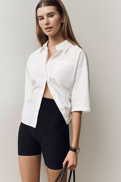 Beyond Yoga High-rise Biker Shorts In Black