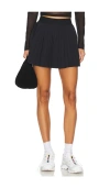 Beyond Yoga If You Pleats Mini Skirt In 纯黑色