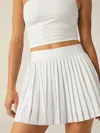 Beyond Yoga If You Pleats Miniskort In White