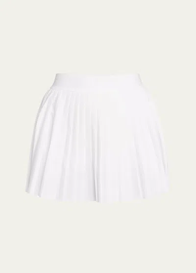 BEYOND YOGA IF YOU PLEATS MINI SKIRT