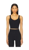 Beyond Yoga Power Beyond Intensity Racerback Cropped Tank Top In Black