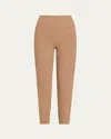 Beyond Yoga Impulse Midi Leggings In Desert Sand