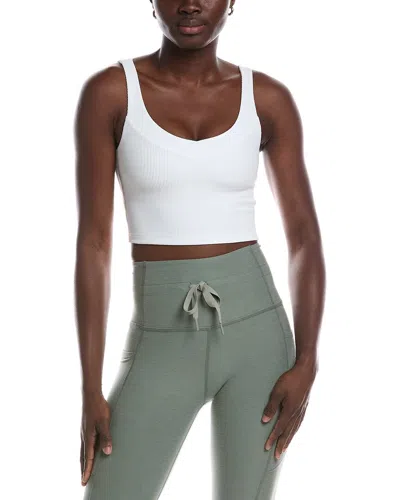 Beyond Yoga Impulse Ribbed Cropped Tank In Green
