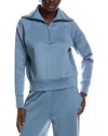 Beyond Yoga In The Flow 1/4-zip Pullover In Blue