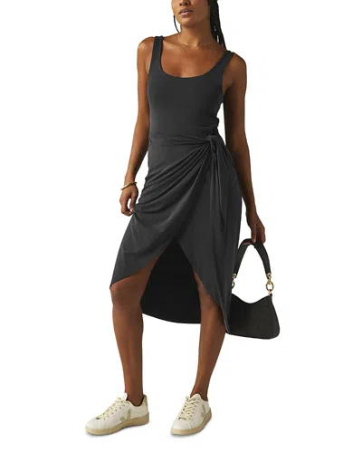 Beyond Yoga Intrigue Midi Dress In Black