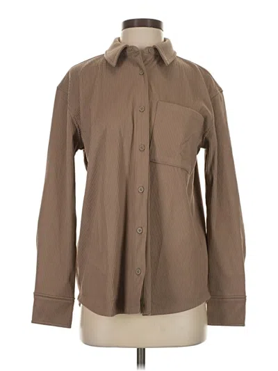 Pre-owned Beyond Yoga Jacket In Brown