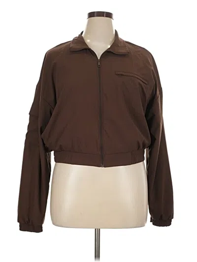 Pre-owned Beyond Yoga Jacket In Brown