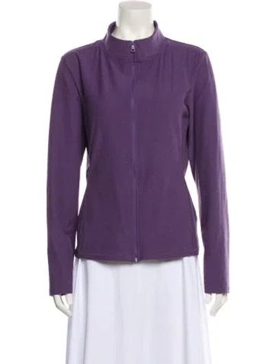 Pre-owned Beyond Yoga Jacket In Purple