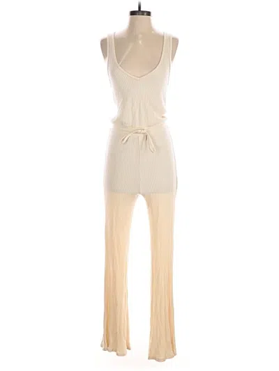 Pre-owned Beyond Yoga Jumpsuit In Ivory