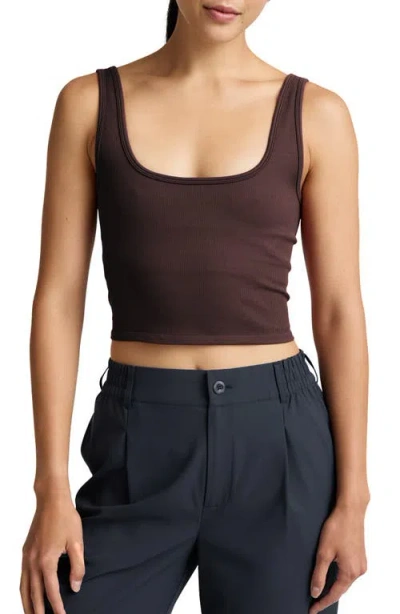 Beyond Yoga Keep It Cool Seamless Crop Tank In Brown