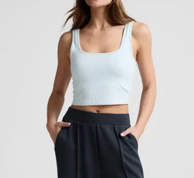Beyond Yoga Keep It Cool Tank Top In Skylight Blue In White