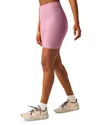 Beyond Yoga Keep Pace Space Dye Bike Shorts In Pink Haze